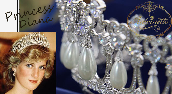 英国ロイヤル 同一デザイン プリンセスダイアナ ティアラ ダイアナ 結婚式 ティアラ 高品質 きれい ヘッドドレス ジルコニア キャサリン妃 Antoinette
