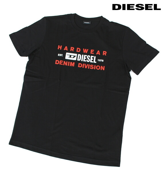 Diesel ディーゼル Tシャツ 半袖 プリント Tシャツ メンズ T Diegos K32 Black 秋モデル Bees High
