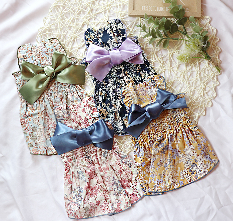 Sale ロココワンピース S Xl 4color 犬服 犬の服 犬 ワンピース ドッグウェア 小型犬 中型犬 ペット洋服 ペット用品ショップ Nari Pet