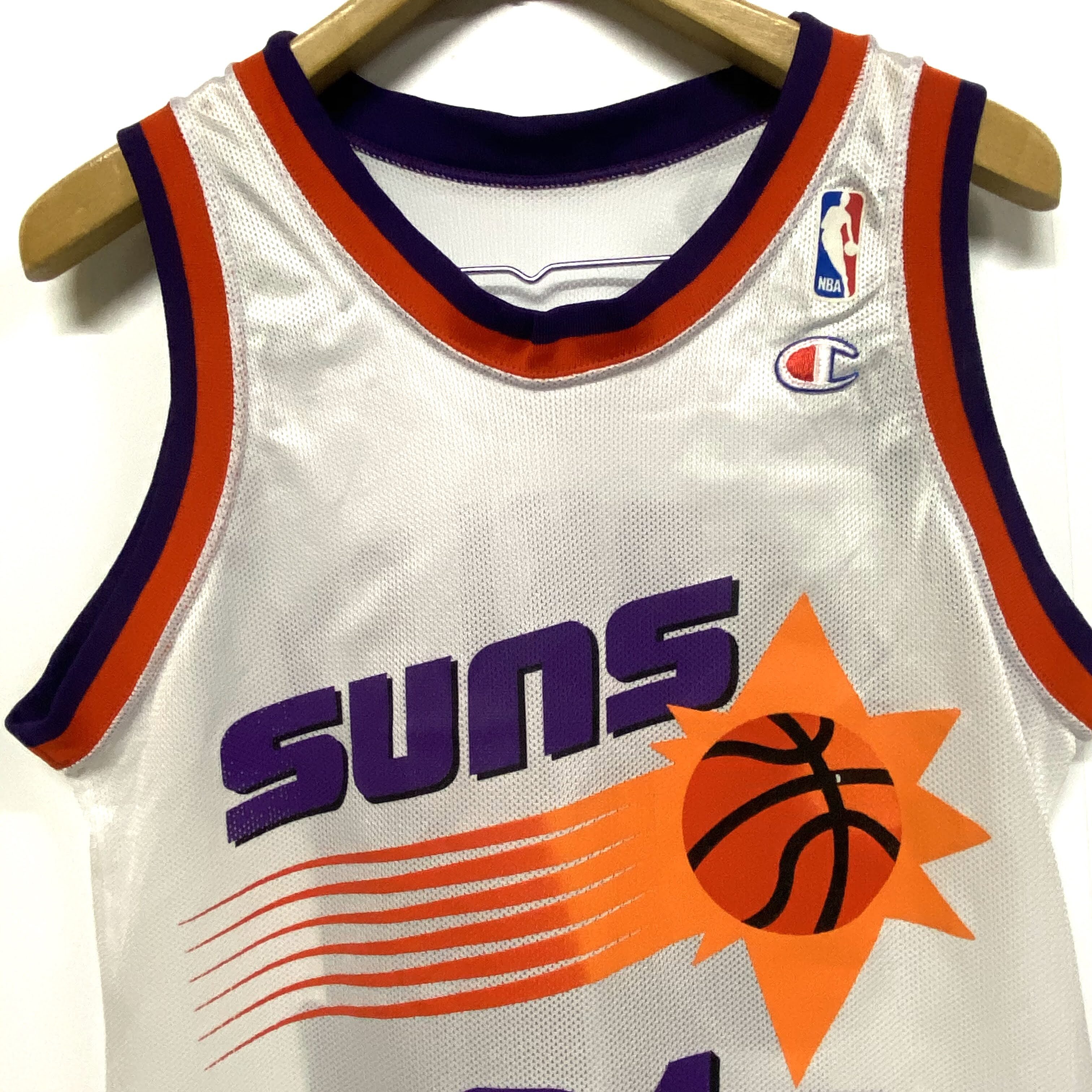 Usa製 90年代 ヴィンテージ Champion チャンピオン Nba Suns フェニックス サンズ チャールズバークレー ゲームシャツ レプリカユニフォーム 古着 ゲームシャツ Al Cave 古着屋 公式 古着通販サイト