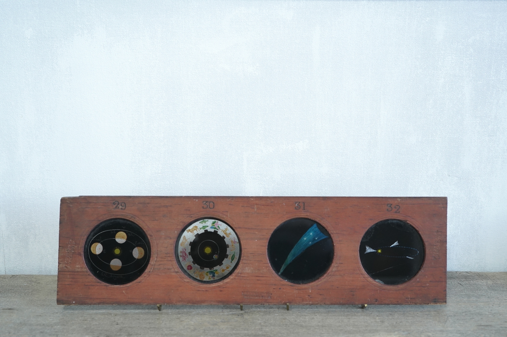 木枠の天文スライド ホウキボシ商會