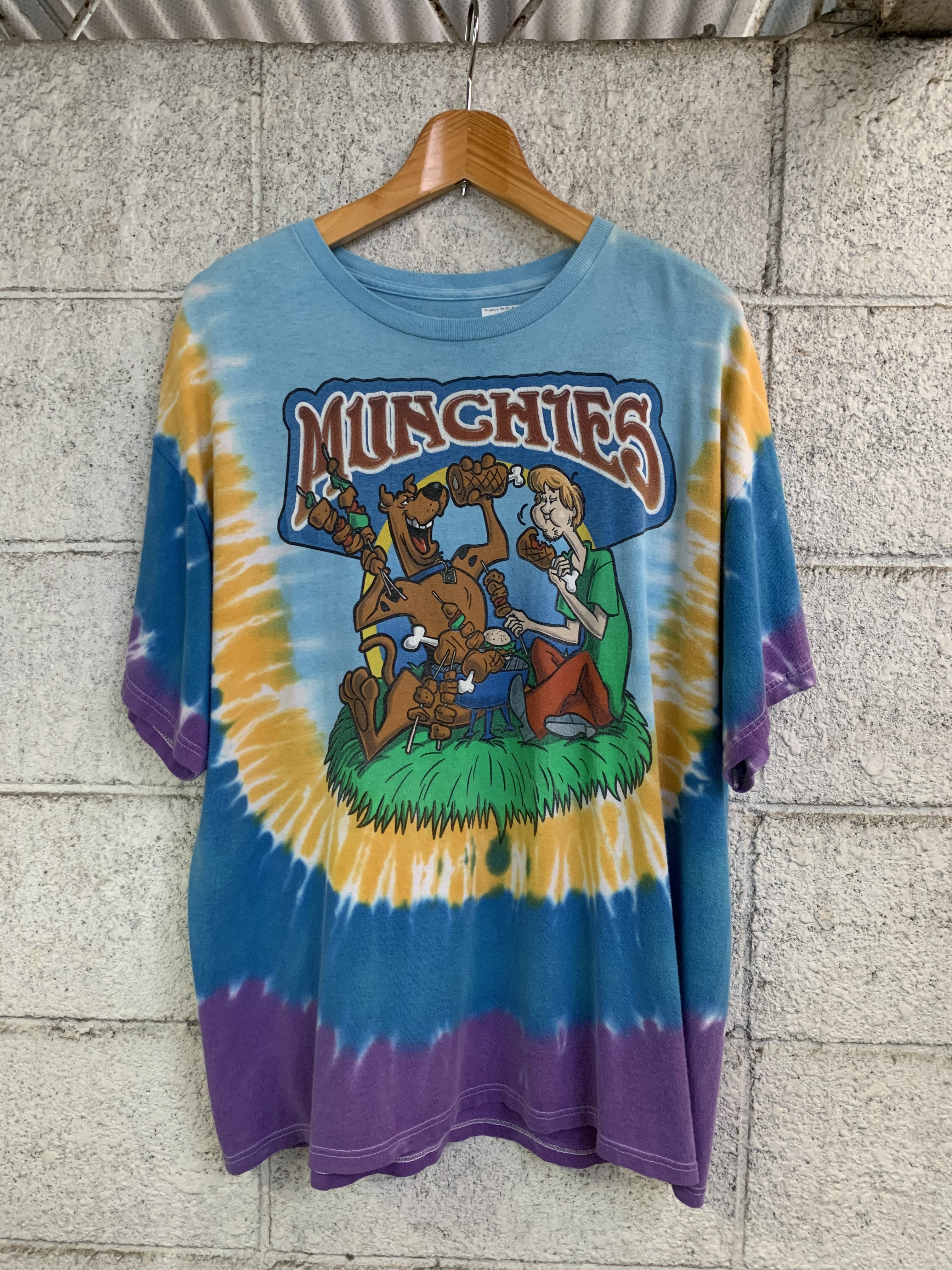 Scooby Doo スクービードゥ 海外アニメ タイダイtシャツ L 水戸 古着屋 マジカル