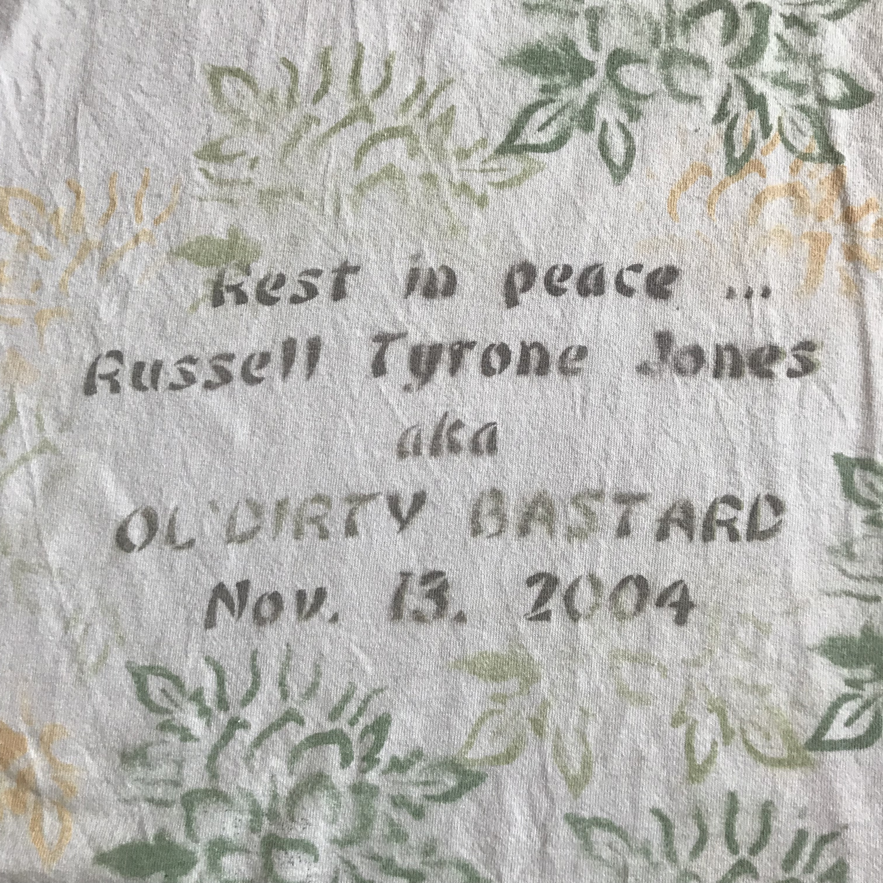 Ol Dirty Bastard 追悼ステンシル ラグランtシャツ Used Light Cave