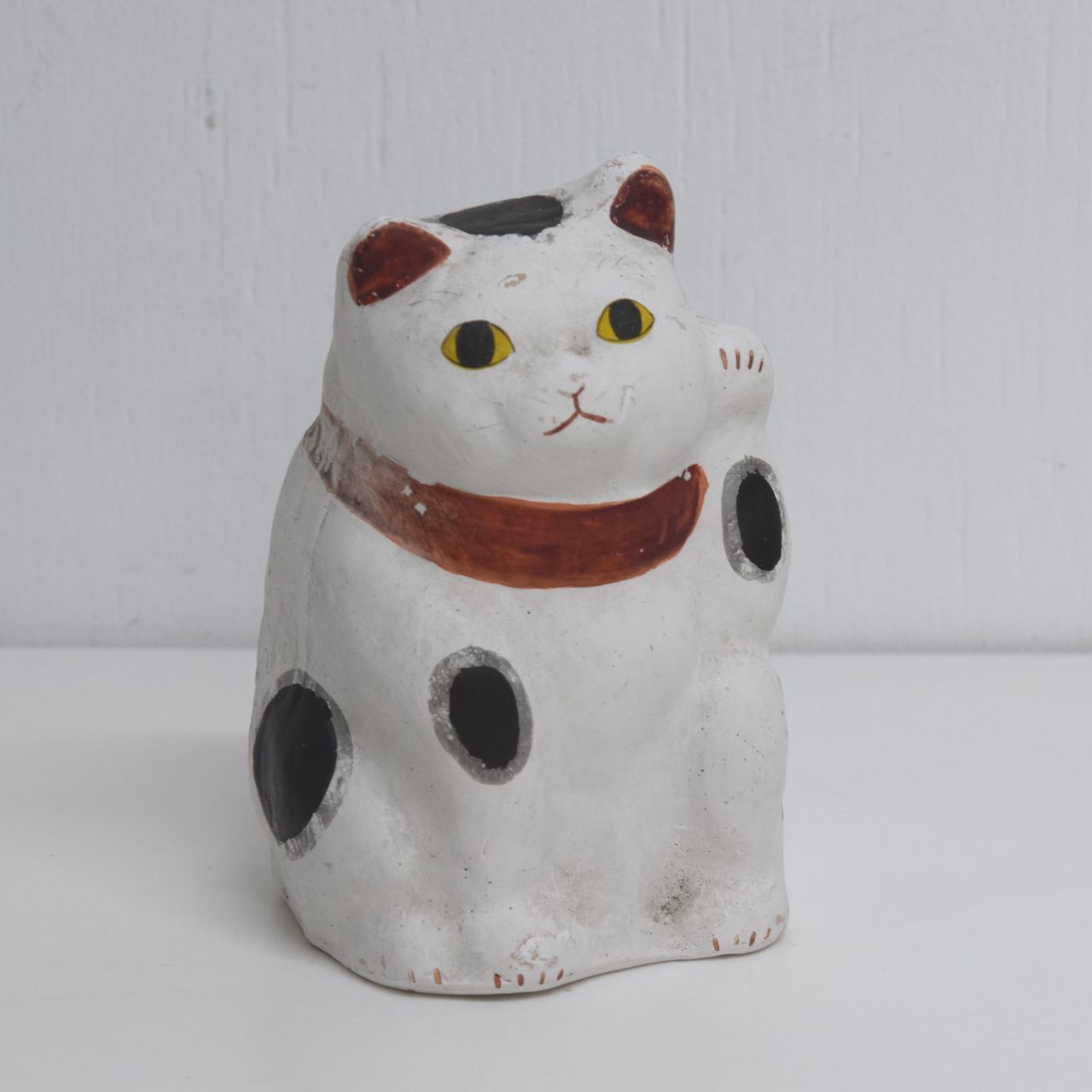 100 安心保証 招き猫 土人形 今戸焼 日本人形 置物 豪徳寺 縁起物 招福猫 レア品 宅送 Yourazlawyer Com