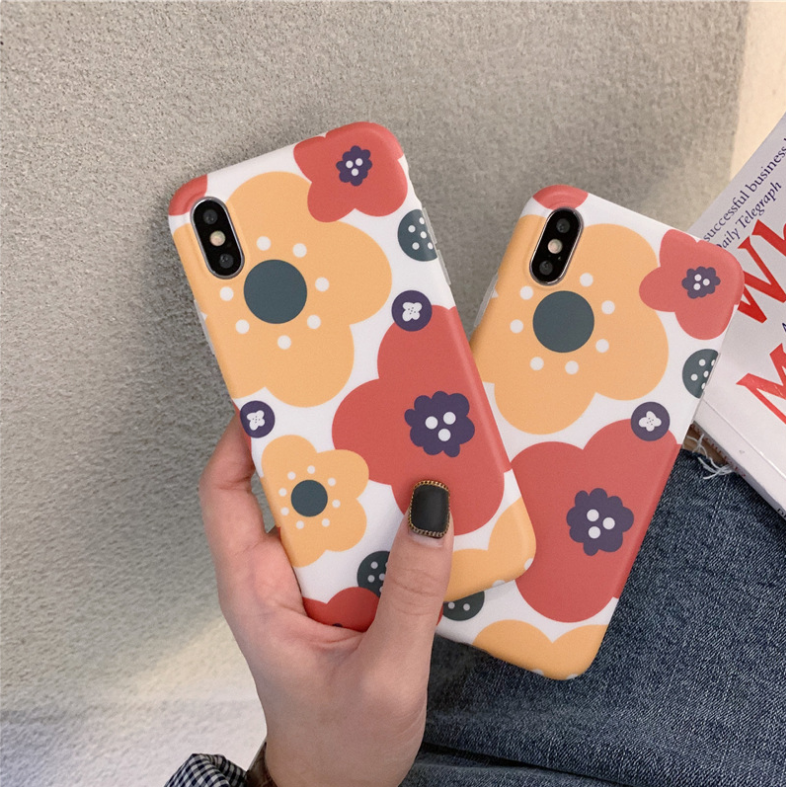 スマホケース Iphonex Iphone7 8tpuソフトケース 北欧風花柄 マリメッコ風 花柄 フラワー Freely S Shop