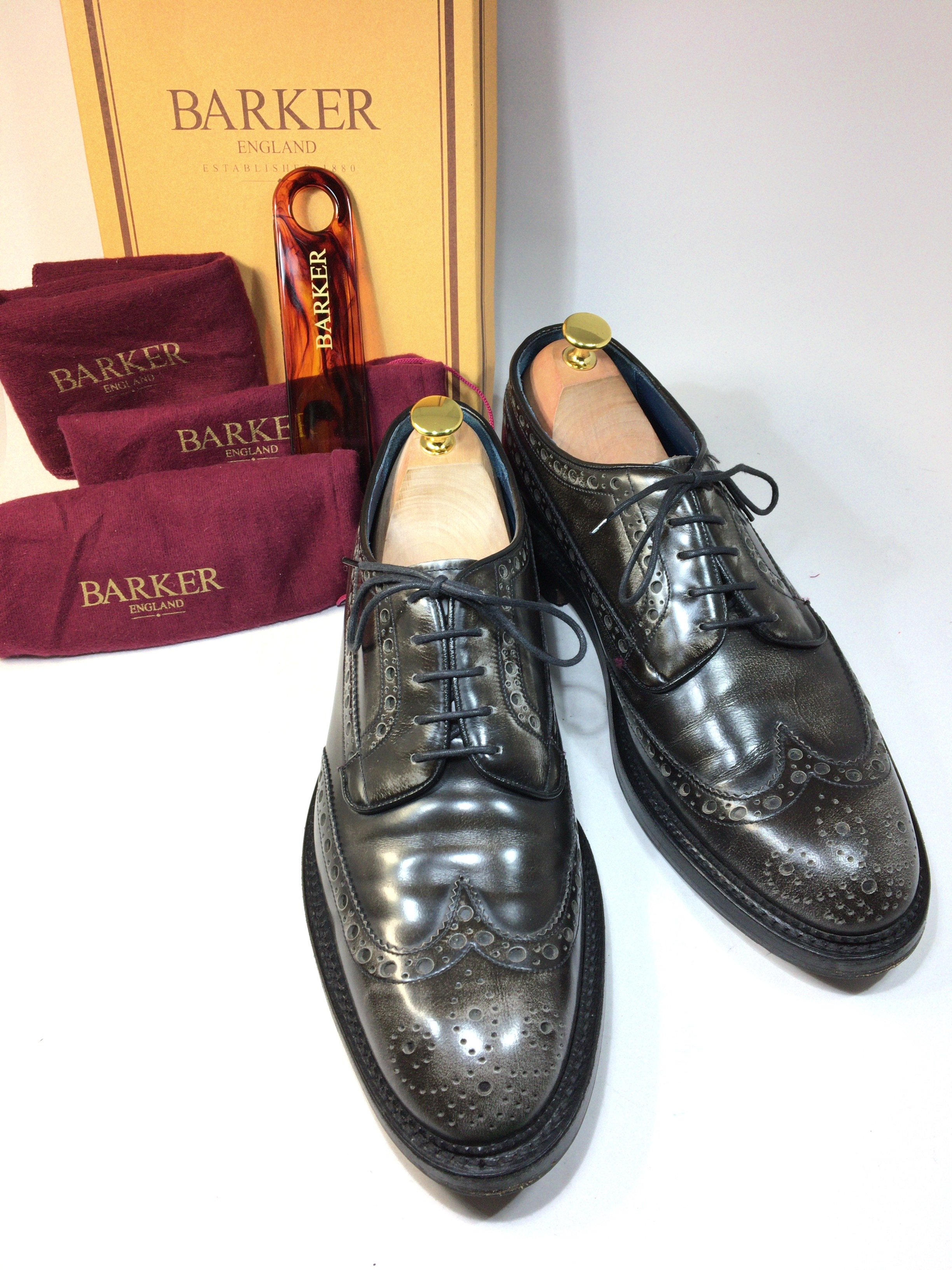 バーカー Barker フルブローグ 27 5cm 付属品付 中古靴 革靴 ブーツ通販専門店 Dafsmart ダフスマート Online Shop