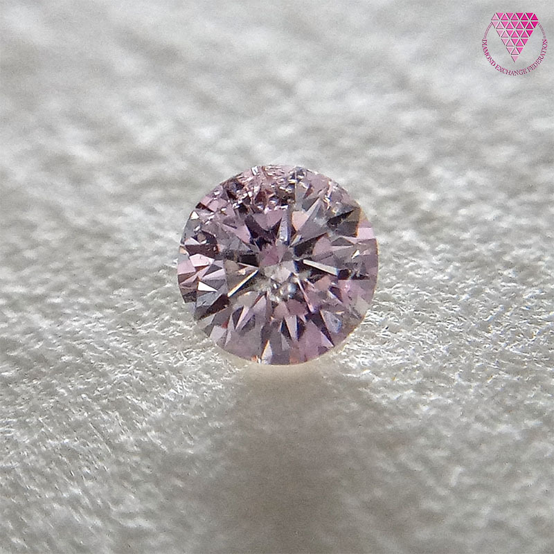 0 0 Ct Fancy Light Pink I1 Cgl 天然 ピンク ダイヤモンド ラウンド ブリリアント シェイプ Diamond Exchange Federation