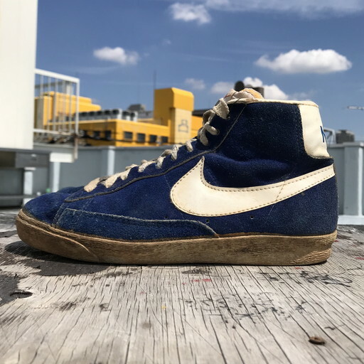 70 S 80 S Nike Blazer Hi Top ナイキ ブレザー スエード 青 ブルー オリジナル Us6 5 希少 ヴィンテージ Agito Vintage