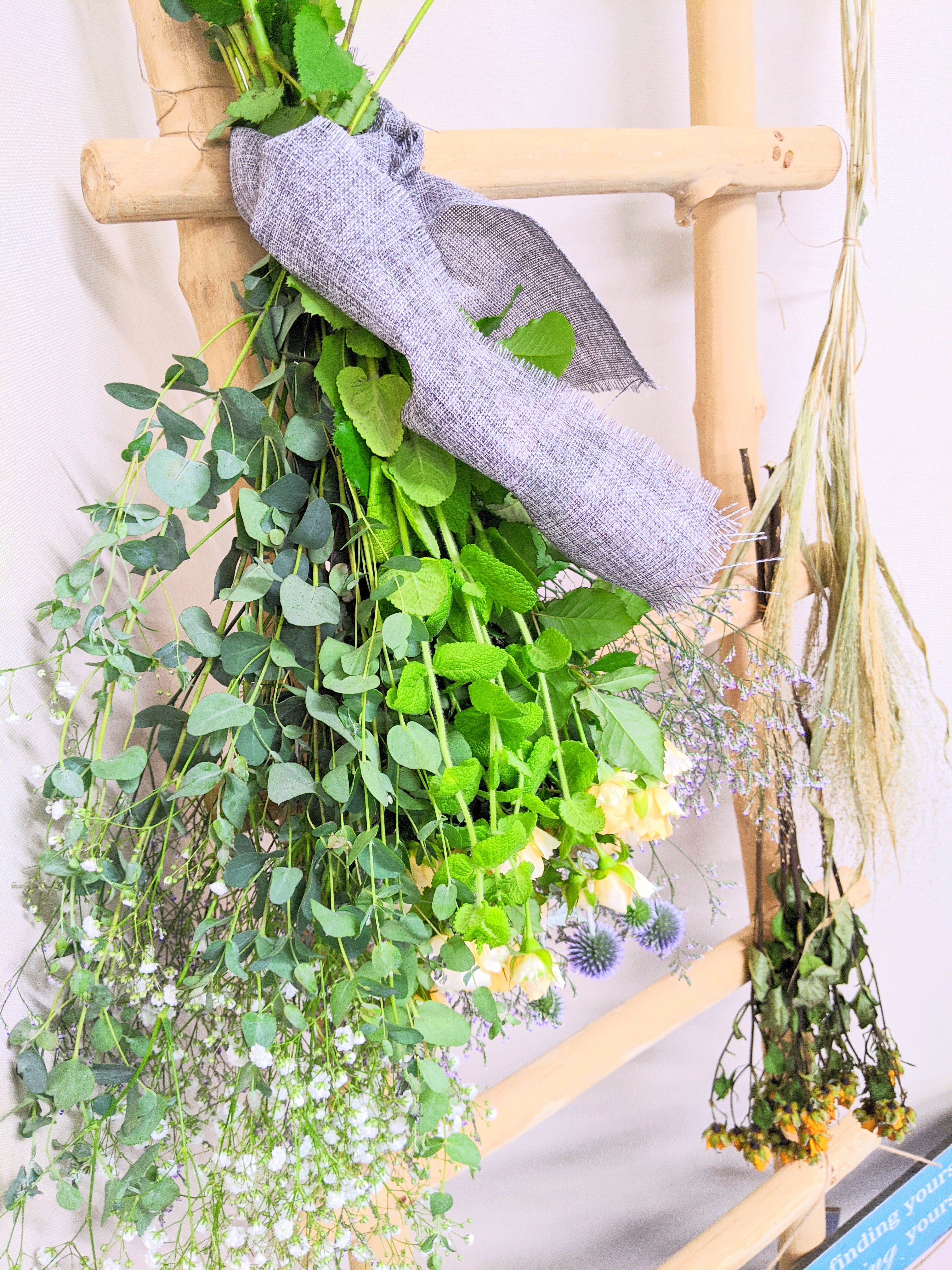 スワッグやドライフラワーに Natural Leaf Flowers フラワーロス支援 スマイルフラワープロジェクト