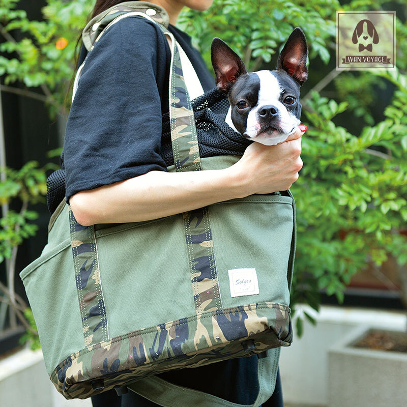 ペットキャリーバッグ 犬用 ペット用 Mサイズ ワンボヤージュ Solgra ソルグラ トイプードル チワワ ダックス So 2 Wan Voyage ワンボヤージュ お洒落なドッグウェア 犬服のお店