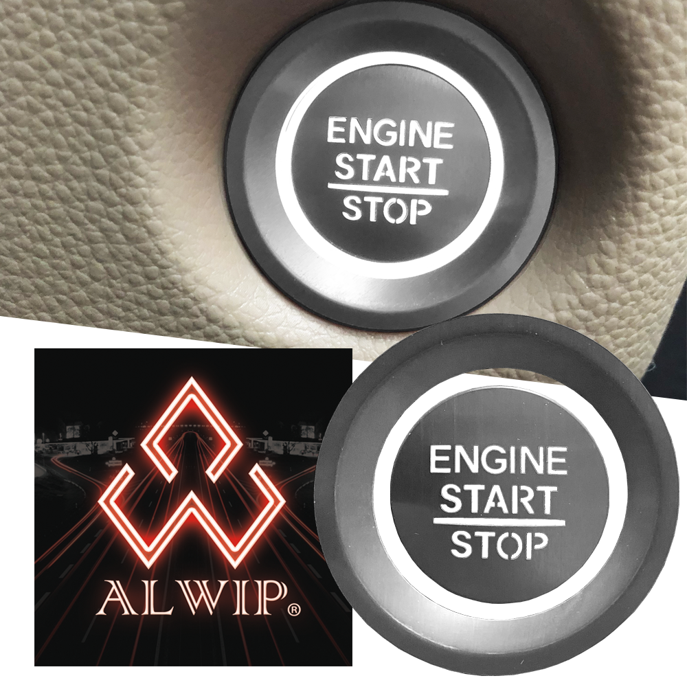 Jf3 Jf4 N Box専用設計 エンジンスタートボタン スターターリング 透過 タイプ アルミカバー セット シルバー Alwip Official Shop