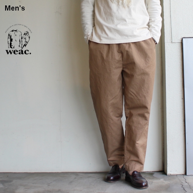 Weac コットンリネンイージーパンツ Relax Pants ベージュ C Countly Online Store メンズ レディス ユニセックス通販