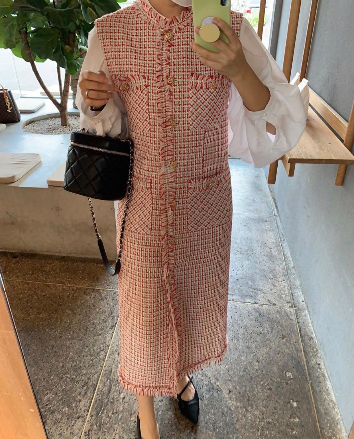 公式 21ss 新作 D G ミディドレス ツイード Sale 公式 Studenjoy Com