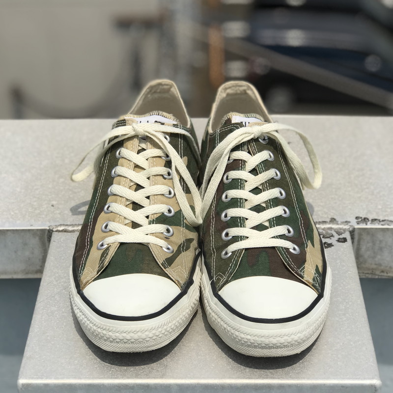 90's CONVERSE コンバース ALL STAR LOW USA製 カモフラ 迷彩 10 希少 ヴィンテージ | agito vintage