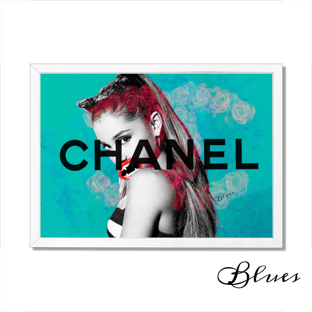 アリアナグランデ シャネル ローズ a1サイズ Blues Make Sense Art Gallery