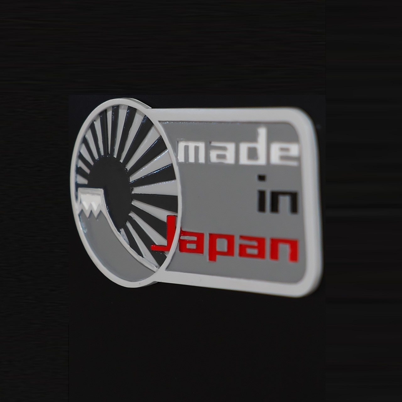 オリジナルエンブレム Made In Japan Japanレッド Skrworks