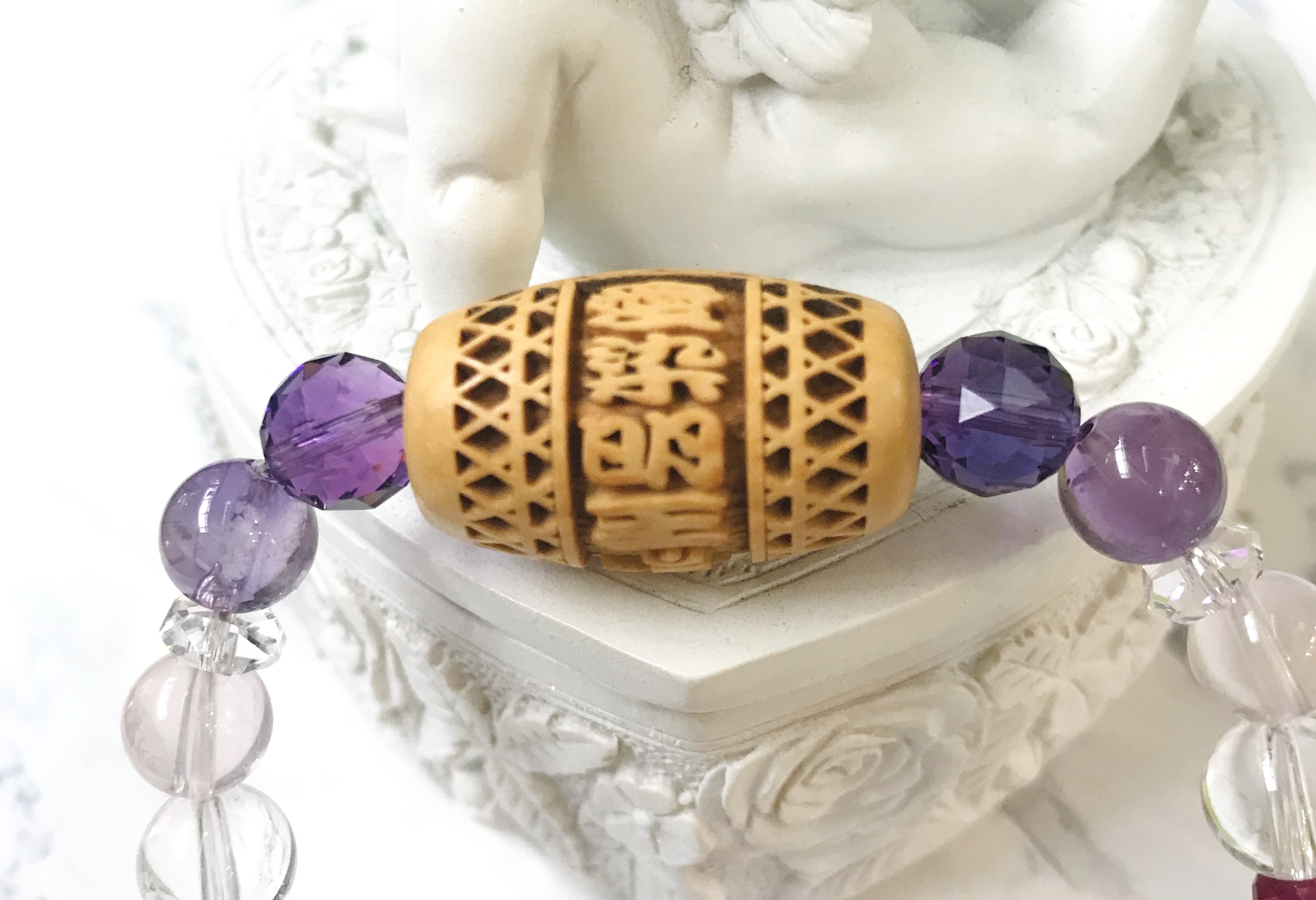 1 11新着 恋愛成就 縁結び 愛染明王ブレスレット Tsuryu 鶴龍 オンラインショップ