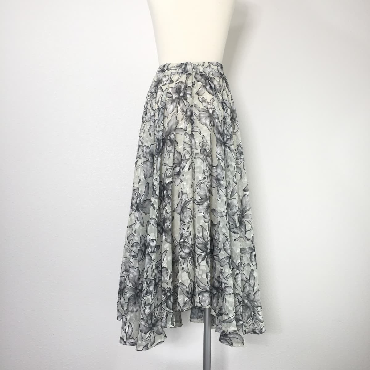 ss Ameri Vintage アメリヴィンテージ Adam Volume Skirt アダムボリュームスカート ジャガード 花柄 ロング フクル ファッションブランドユーズドセレクトショップ