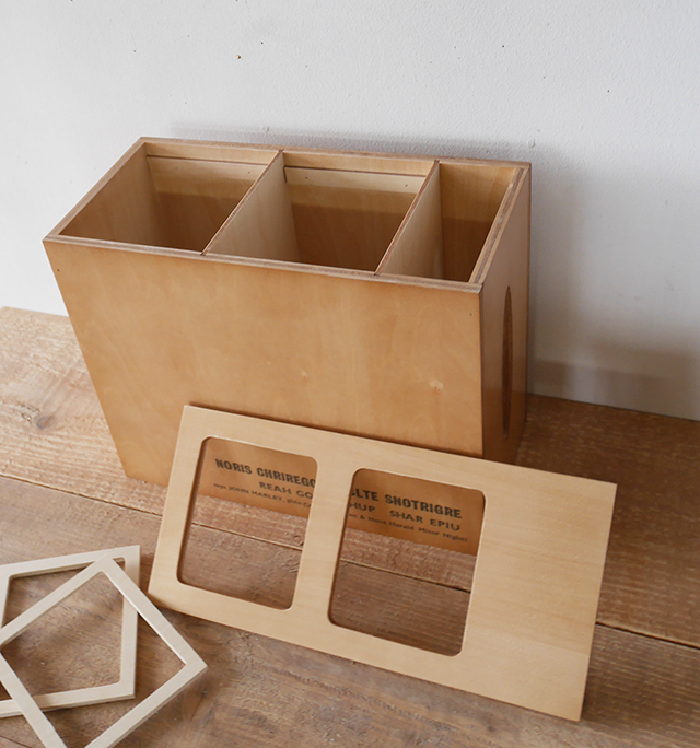 分別ダストボックス ティッシュケース ダークブラウン Brea 15 Db カントリー工房 ブレア