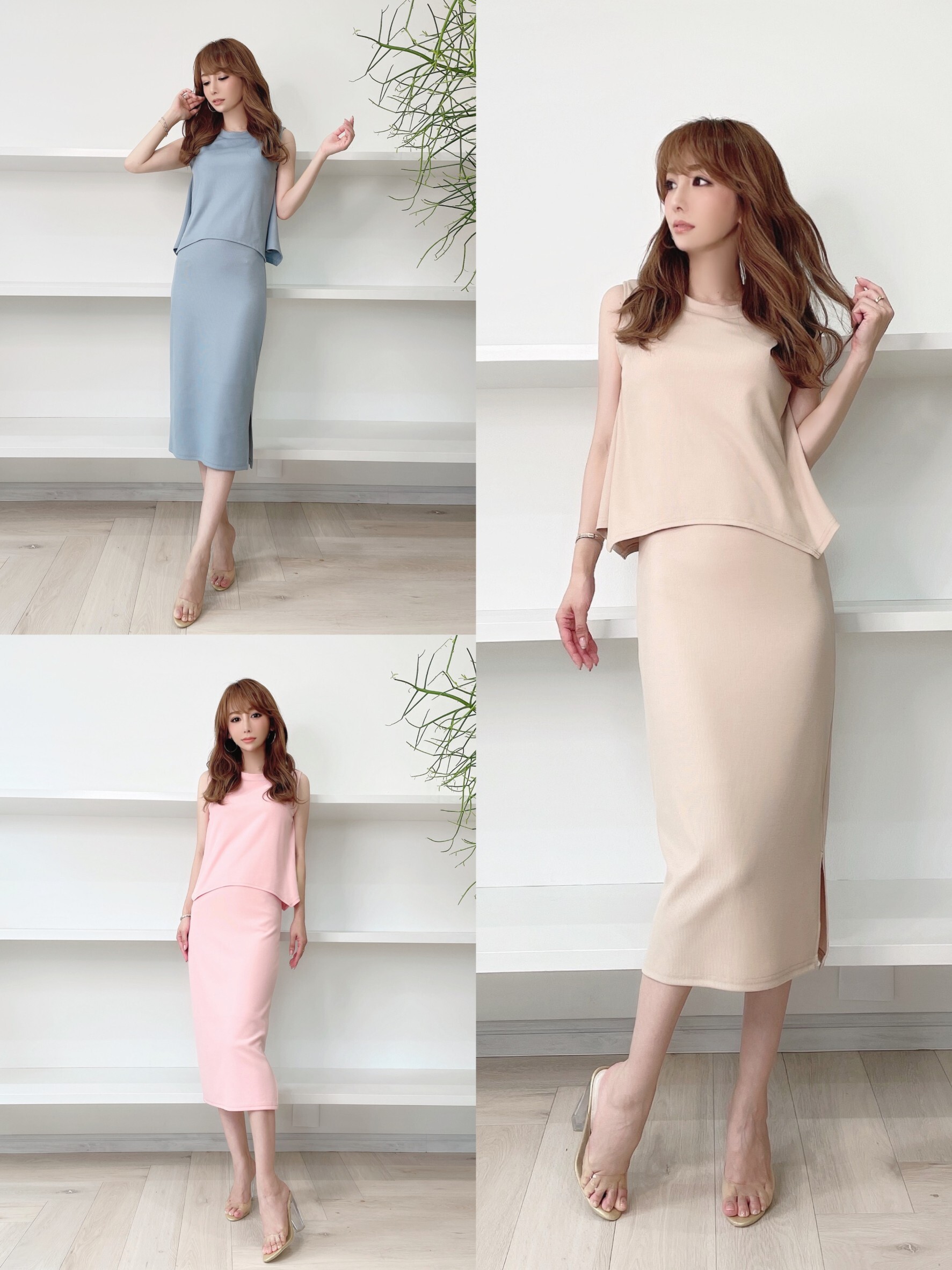 再入荷 Newセットアップ風ワンピース 5 900 Tax Mocoa S Inc