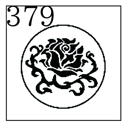 シーリングスタンプ 封蝋印 379 薔薇 バラ ローズ Rose 植物 ツル いばら 茨 荊 棘 花 花首 花弁 ボタニカル シルエット Witch Craft Garden ウィッチクラフトガーデン