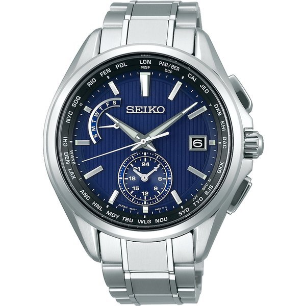 Seiko メンズ腕時計 ソーラー電波時計 ブライツ Saga285 ワールドタイム チタン セイコーウォッチ正規品 栗田時計店 Seiko G Shock フェラーリ 時計ベルトの専門店