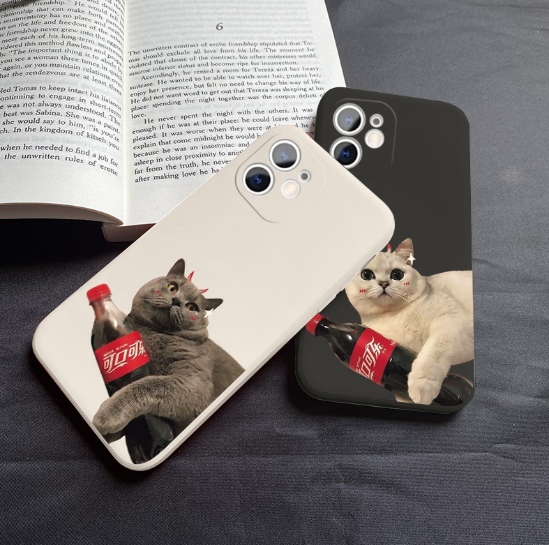 Iphoneケース ねこ 猫 ネコ コーラ 癒し スマホケース Luluca 韓国トレンドファッションluluca ルルカ