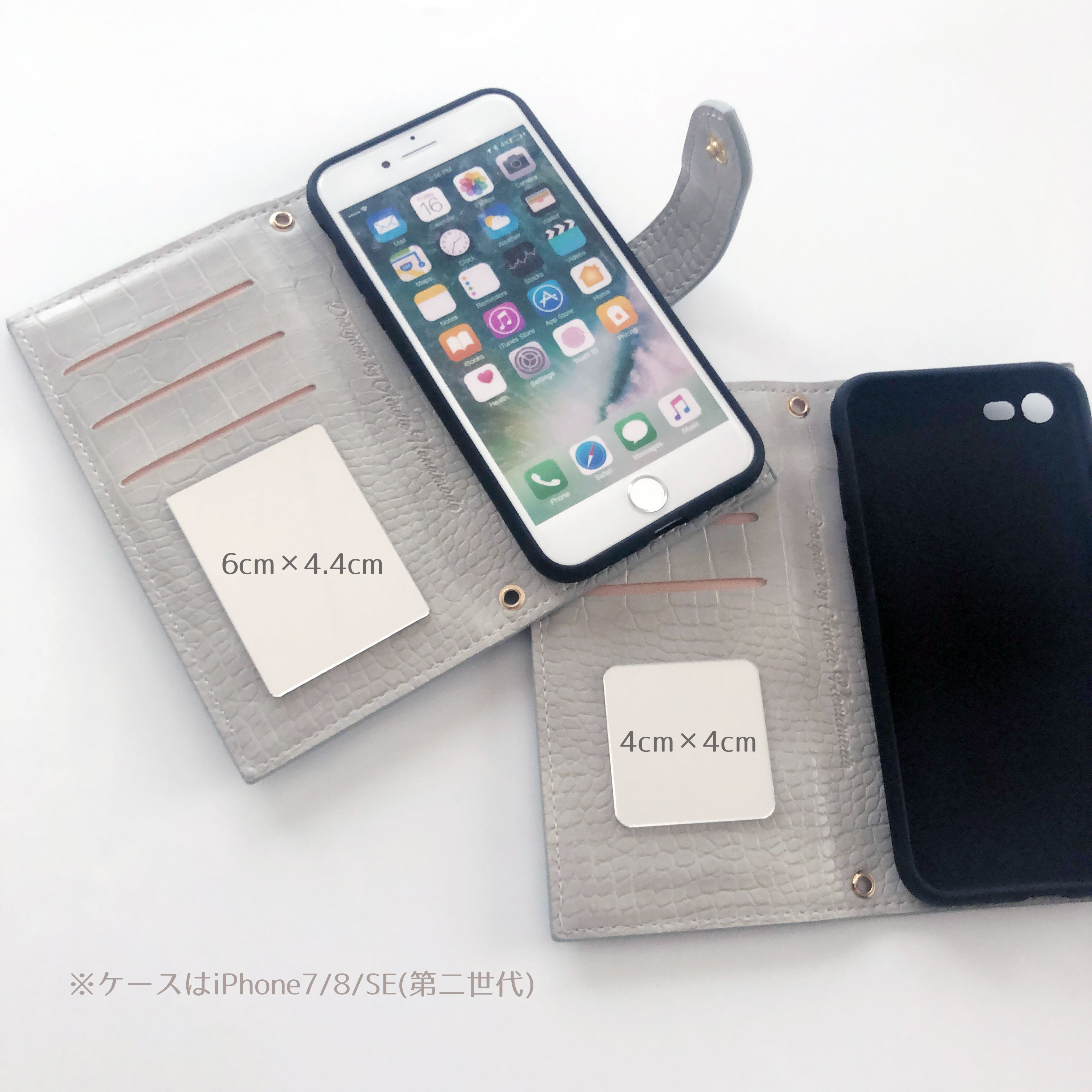 全機種対応 名入れ可能 黒猫ちゃん Blackcat 手帳型アイフォンケース オリジナルスマホケース Amelie Handmade
