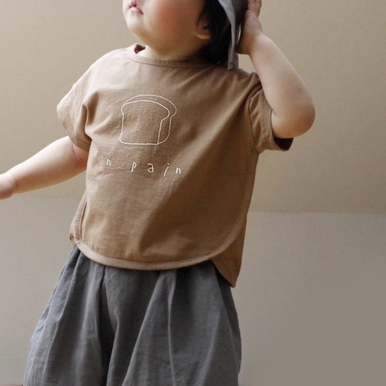 食パンtシャツ 韓国子供服 Bisque びすく