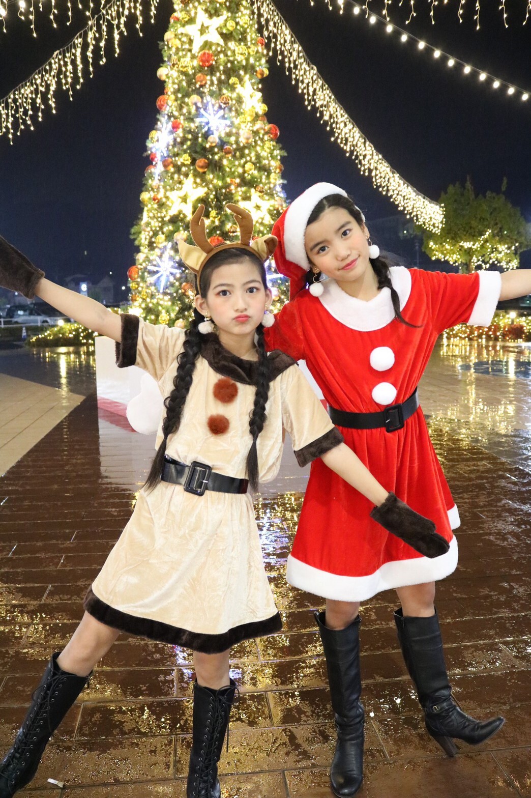 即納 クリスマスコス サンタクロース トナカイ ワンピース コスプレ A Dear Child