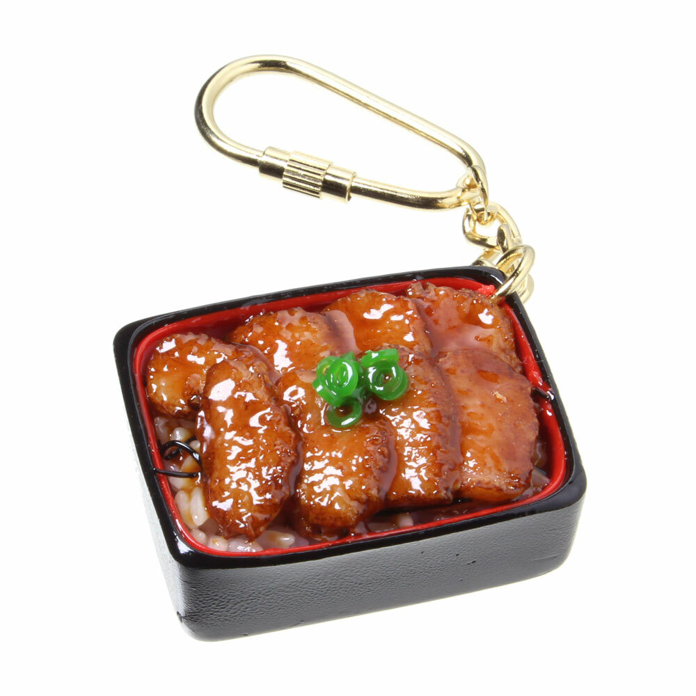 0594 食品サンプル屋さんのキーホルダー 牛タン重 メール便不可 アトリエクック