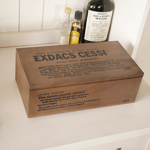 ティッシュケースフタ付き Brea 1521 Db カントリー工房 ブレア