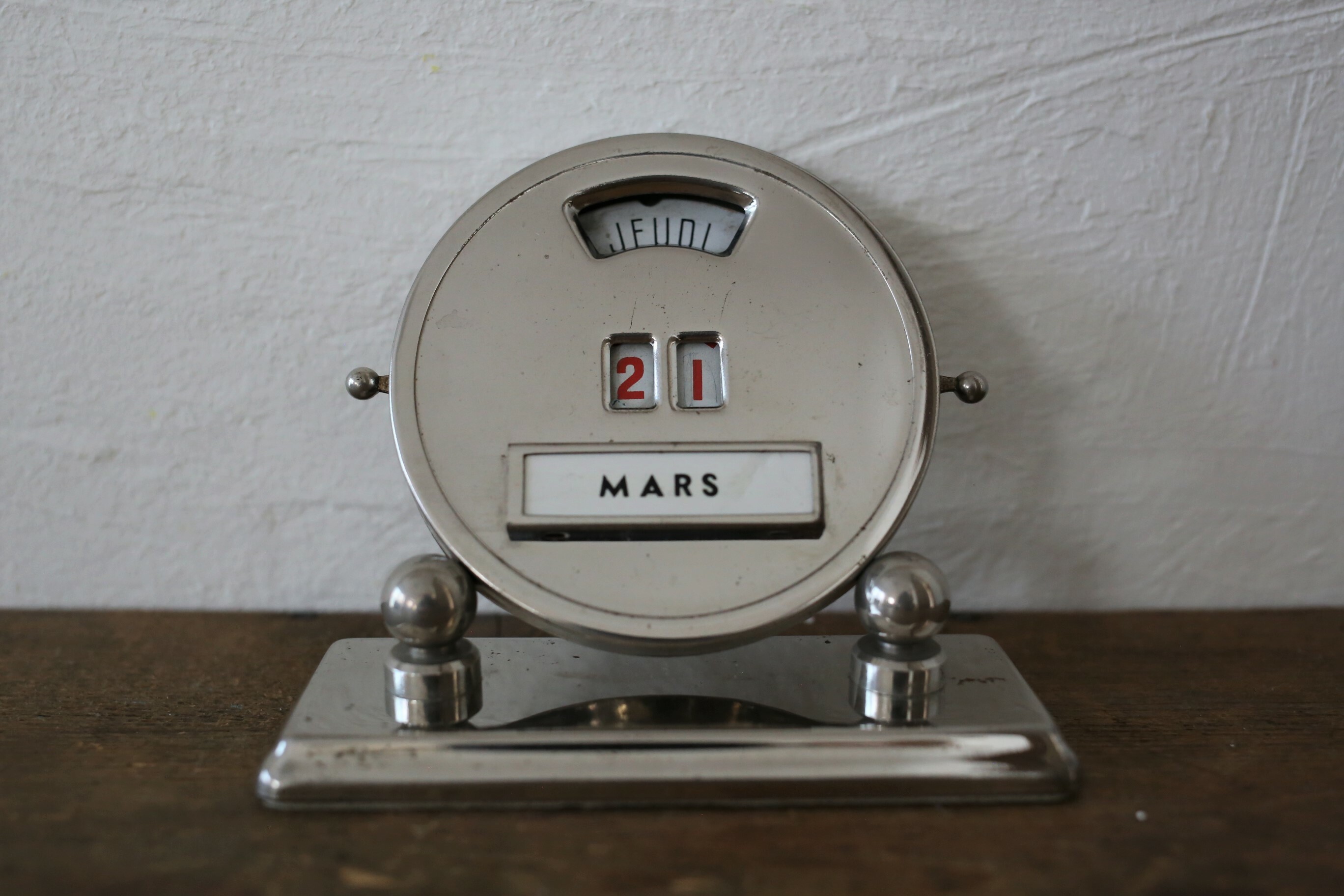 フランス アンティーク ヴィンテージ Mistral 卓上カレンダー Emuparis