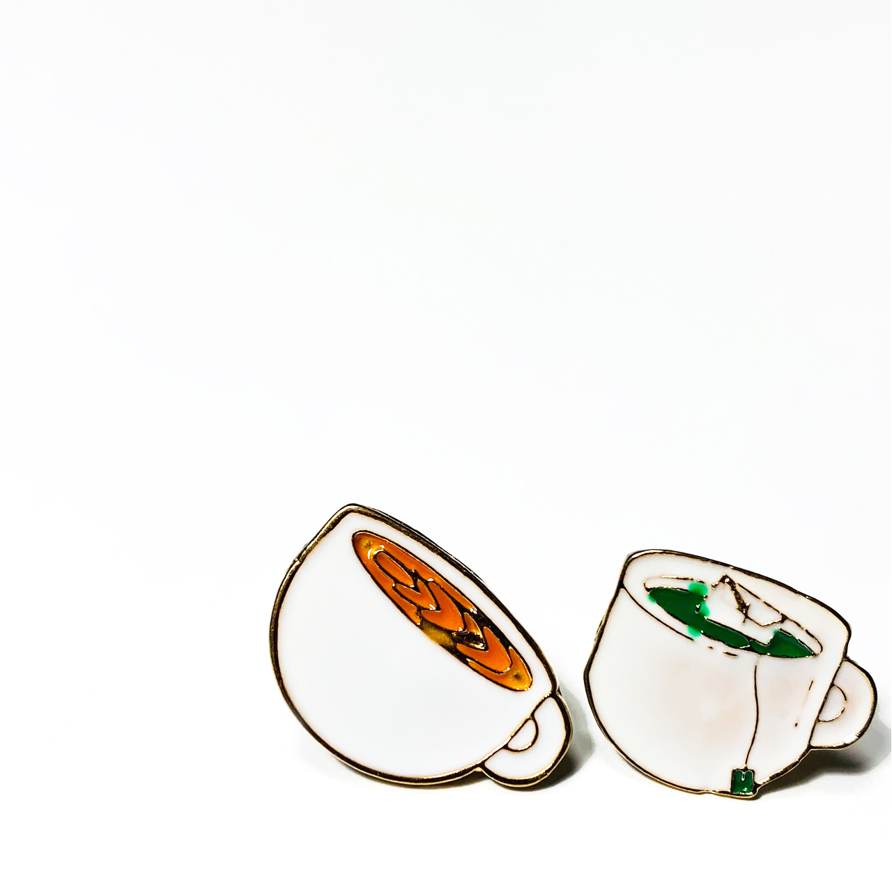 即納 After Noon Tea Brooch Set 韓国ファッション ピンズ ピンバッジ アクセサリー ユニークピンバッジ かわいいピンバッジ 個性的なピンバッジ Regit
