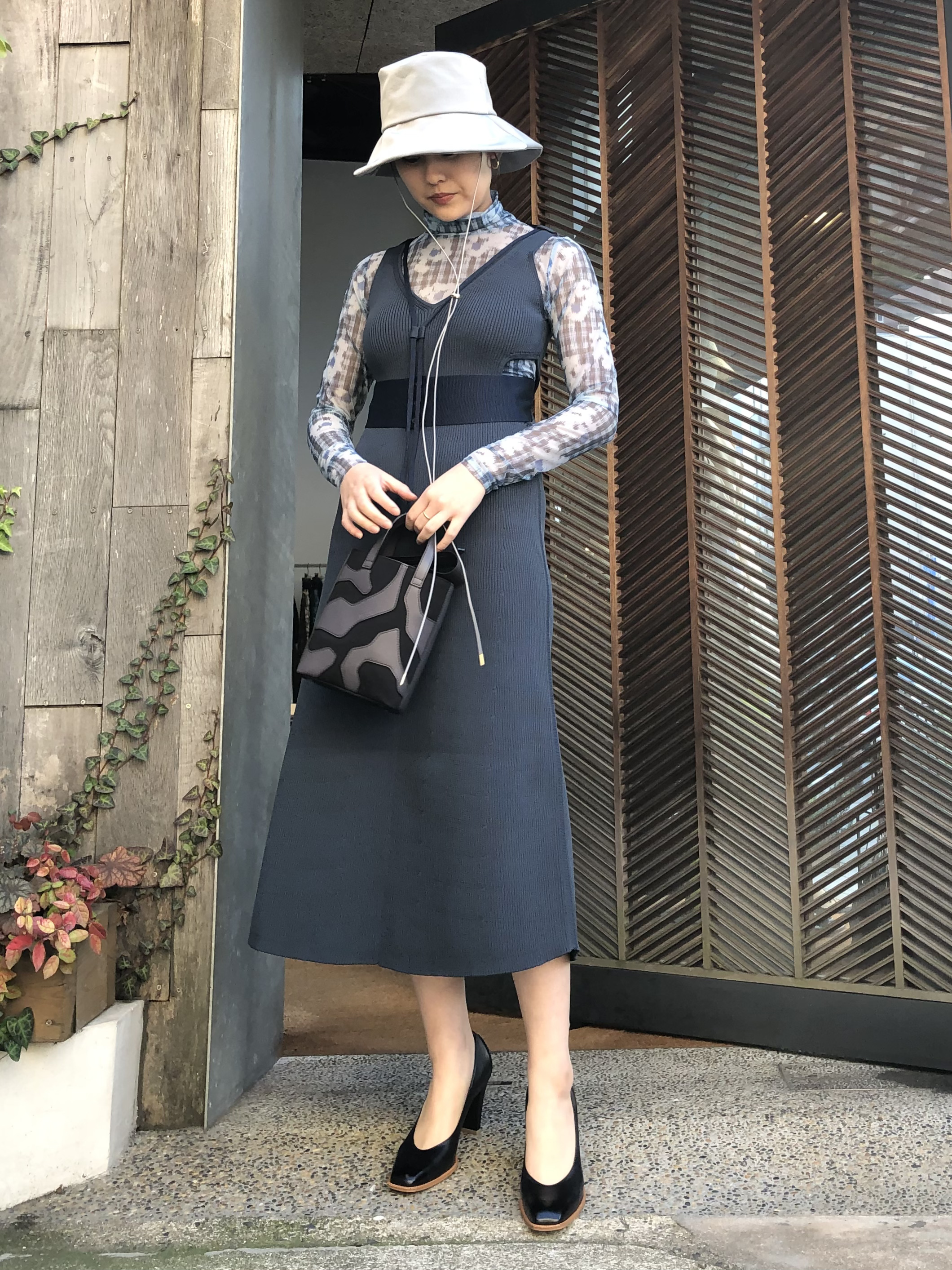 21ss Tan タン Loop Tie Dress Trentのオンラインショップ 福岡市のセレクトショップ