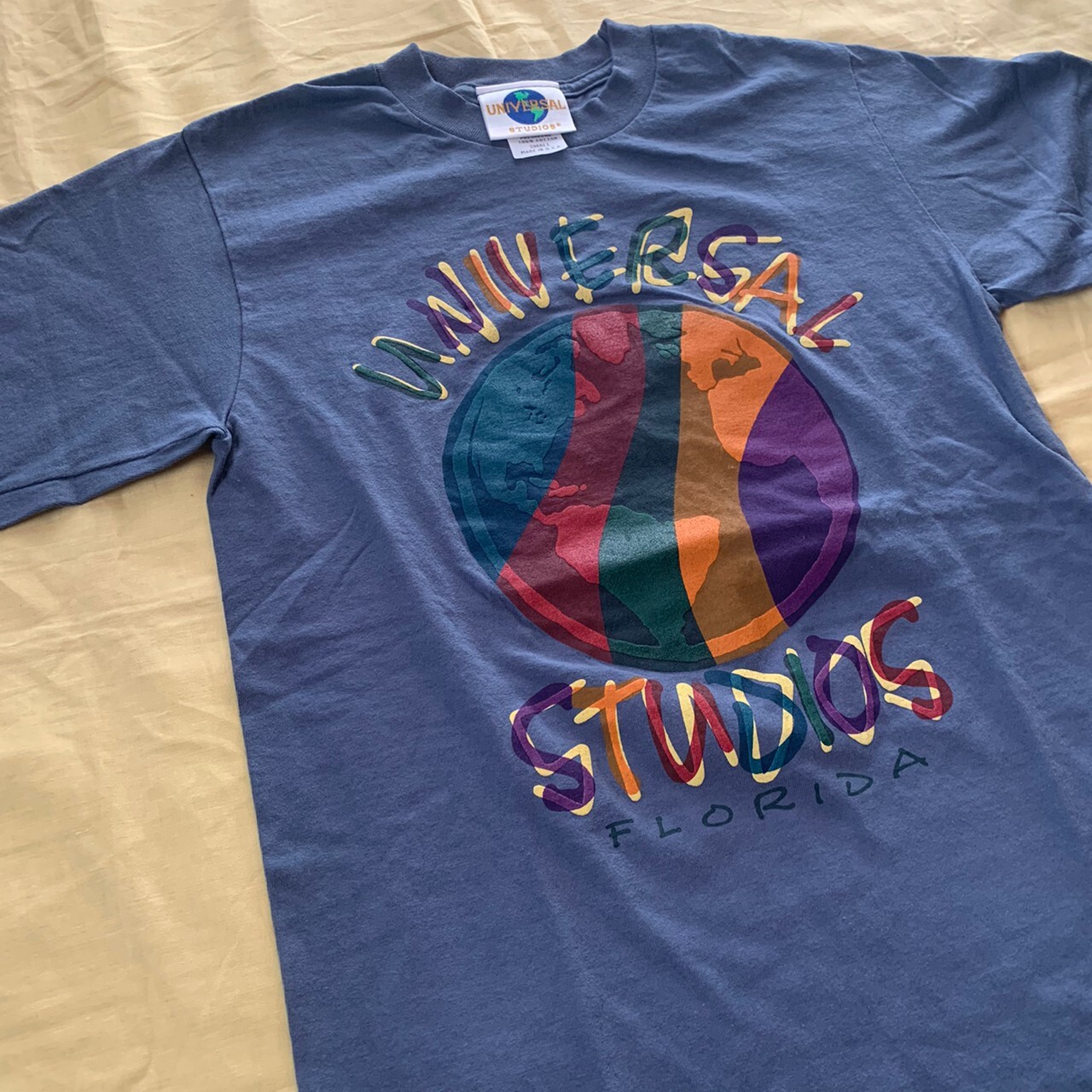 希少 ビンテージ ユニバーサルスタジオ Usa製 シングル Tシャツｏ80 Dust Magnet Club ヴィンテージ古着 トレンド古着 アメカジ 90s コレクティブル