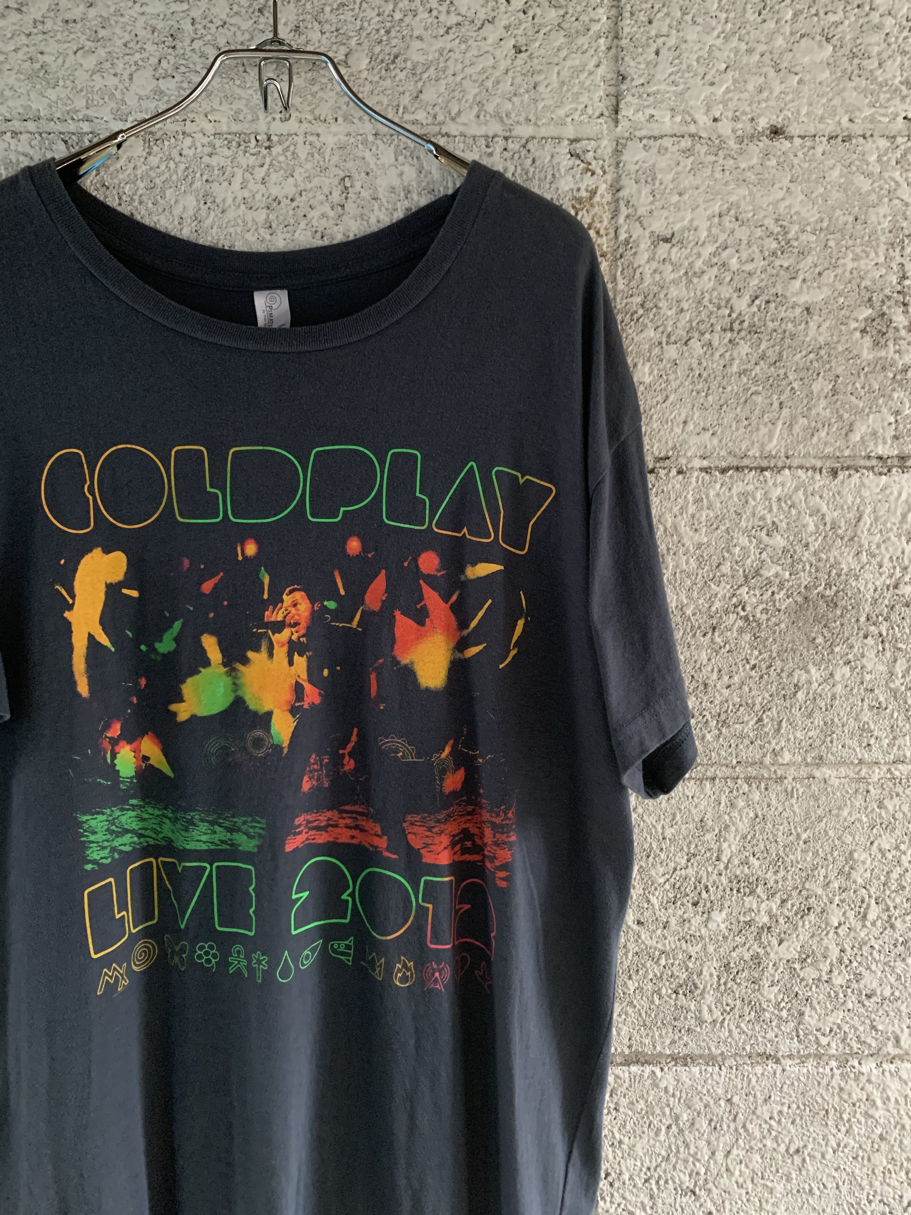 Cold Play 12年 Mylo Xyloto Tour コールドプレイ Tシャツ L 水戸 古着屋 マジカル