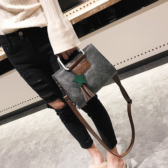 バック バッグ 秋 冬 レトロ レディースバッグ ワイルドヒットカラー ショルダーメッセンジャーハンドバッグ 小スクエアバッグ オータム 秋物 ウィンター 冬物 スクウェア Ledy Go Round