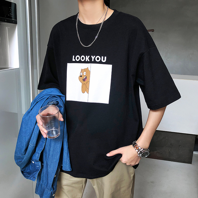 メンズ Look You Tシャツ Yh4080 Youth 韓国ユニセックスファッション通販