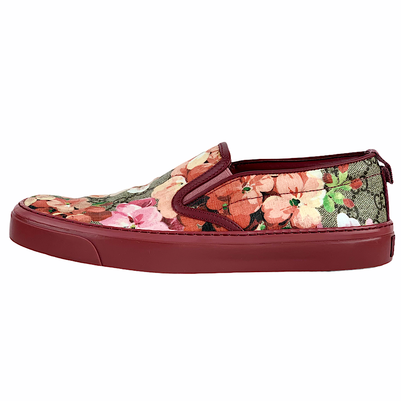 2402 グッチ Ggキャンバス スニーカー 花柄 ピンク Mycloset