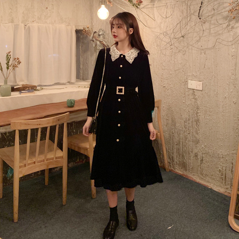 レトロミディワンピ Sugardrug シュガードラッグ 量産型系セレクトショップ通販