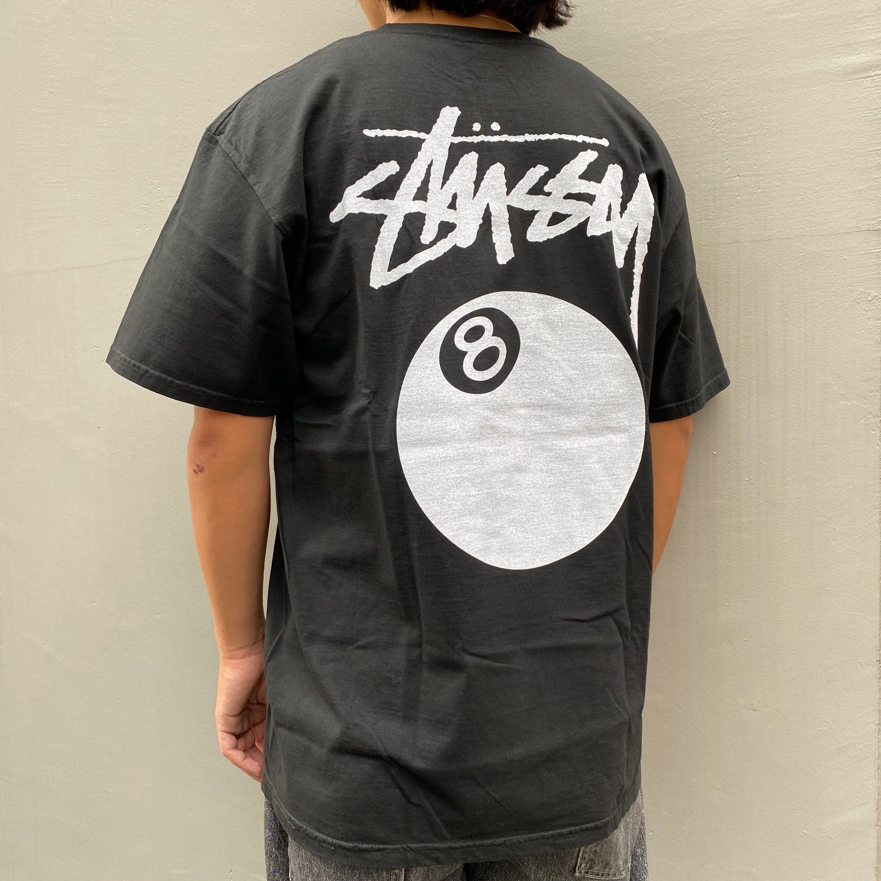 Stussy 8 Ball Pig Dyed Tee Black Mortar Tokyo