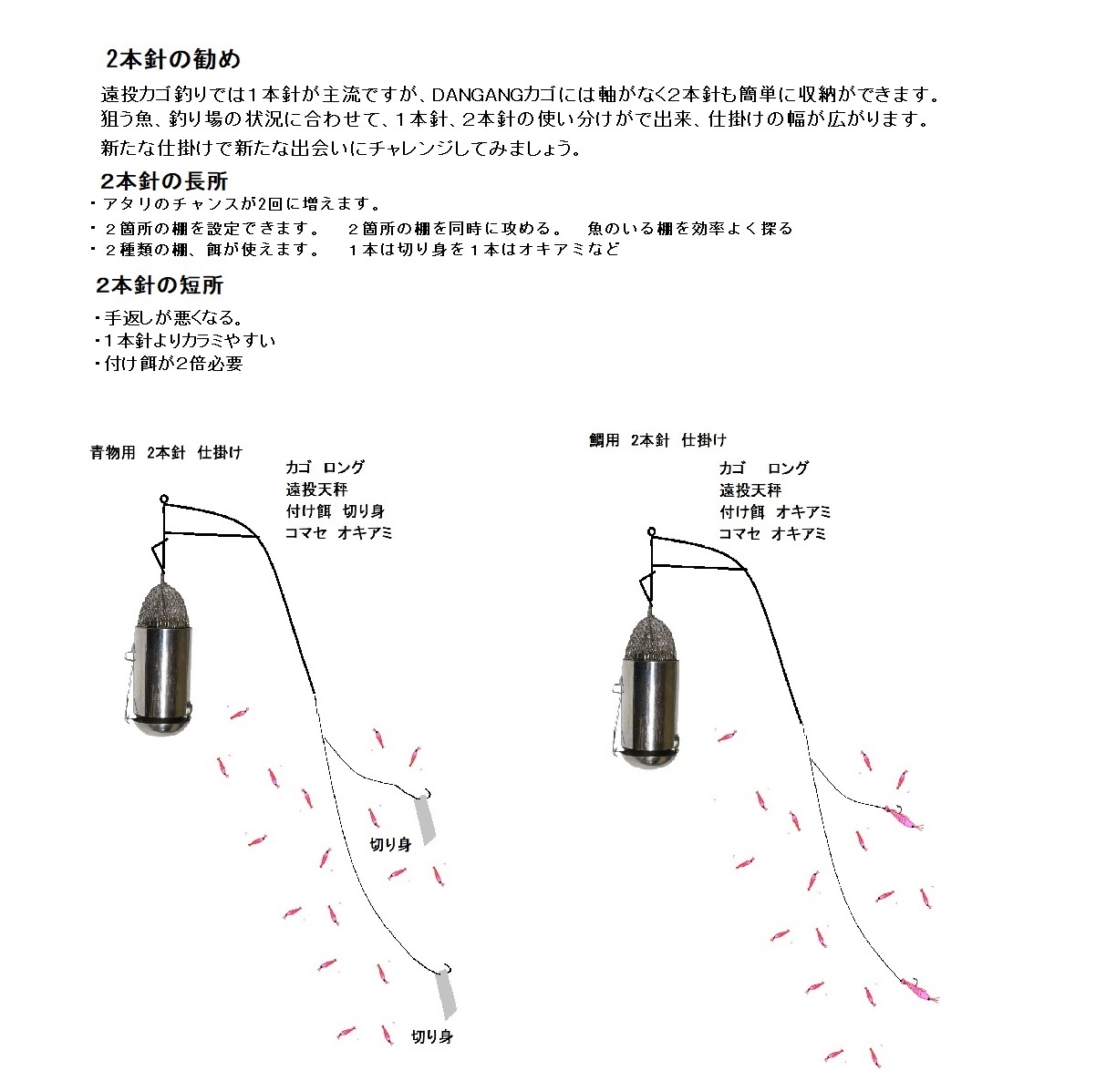 遠投カゴ 一発カゴ Dangang L ロング 青物 Work Shop Maluge