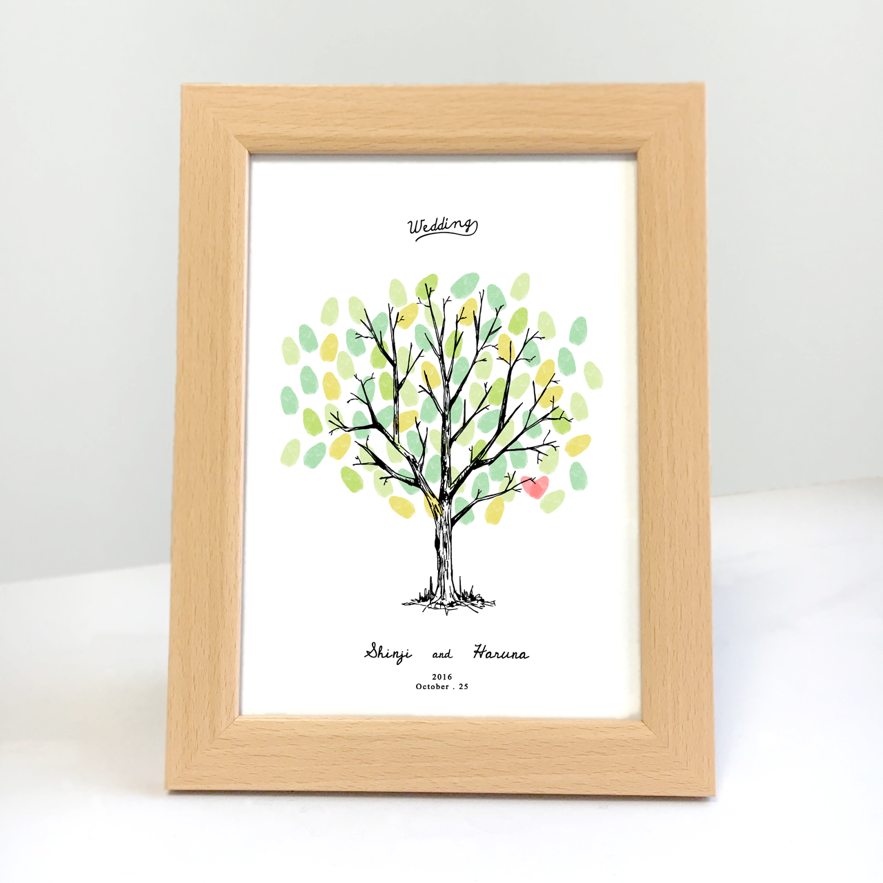 ウエディングツリー 見本 2lサイズ紙 小西製作所