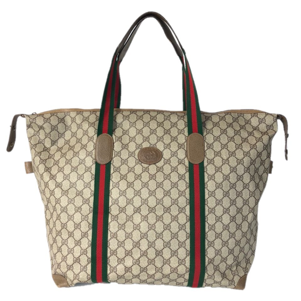 代引き手数料無料 GUCCI?オールドグッチ?リボンライン?GG?塩化ビニール ...