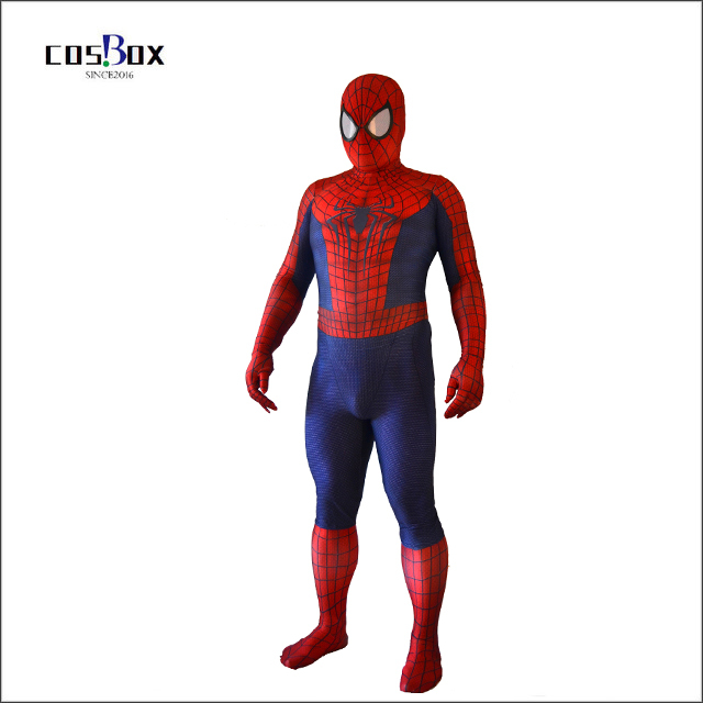 全身タイツ レンズ アメイジング スパイダーマン2 Spider Man スパイダーマン コスプレ衣装 スーツ 伸縮 サイズオーダー可能 Cosbox