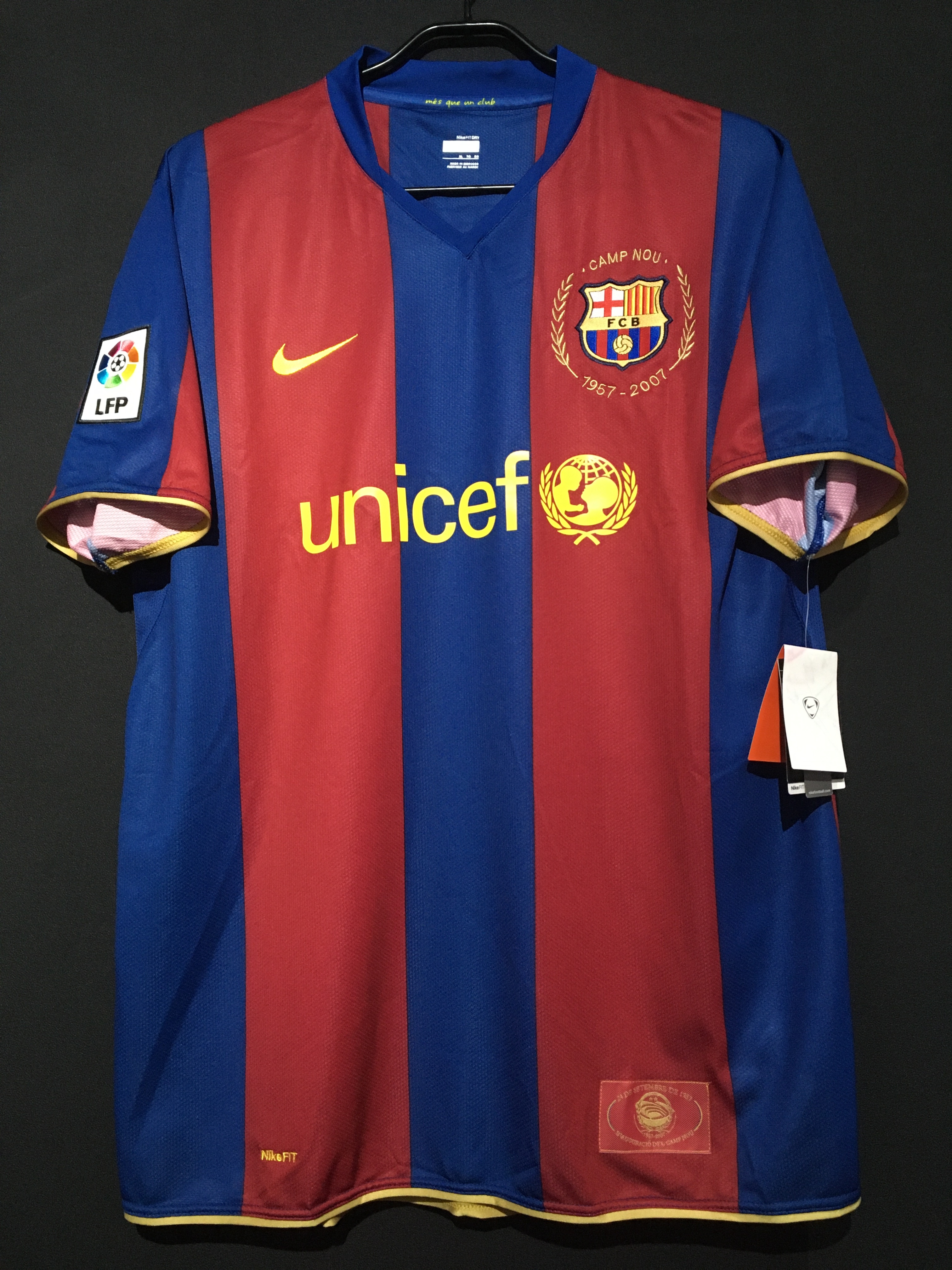 07 08 Fc Barcelona H Condition Brand New Grade 8 Size Xl Jerseum Store