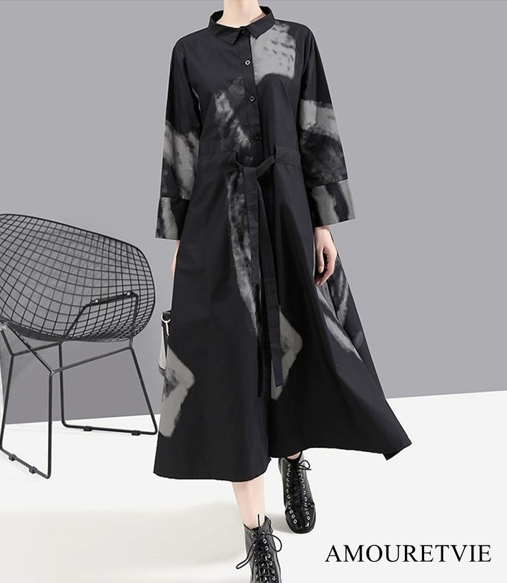 売り尽くしセール リュクス アシンメトリー ブラック モード ワンピース 目玉 送料無料