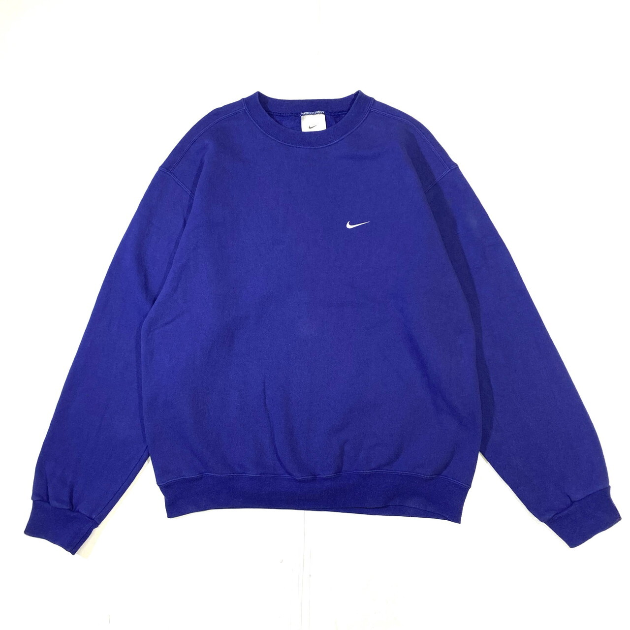 Nike ナイキ ワンポイントロゴ スウェットシャツ メンズm 古着 ブルー 青 スウェット Cave 古着屋 公式 古着通販サイト