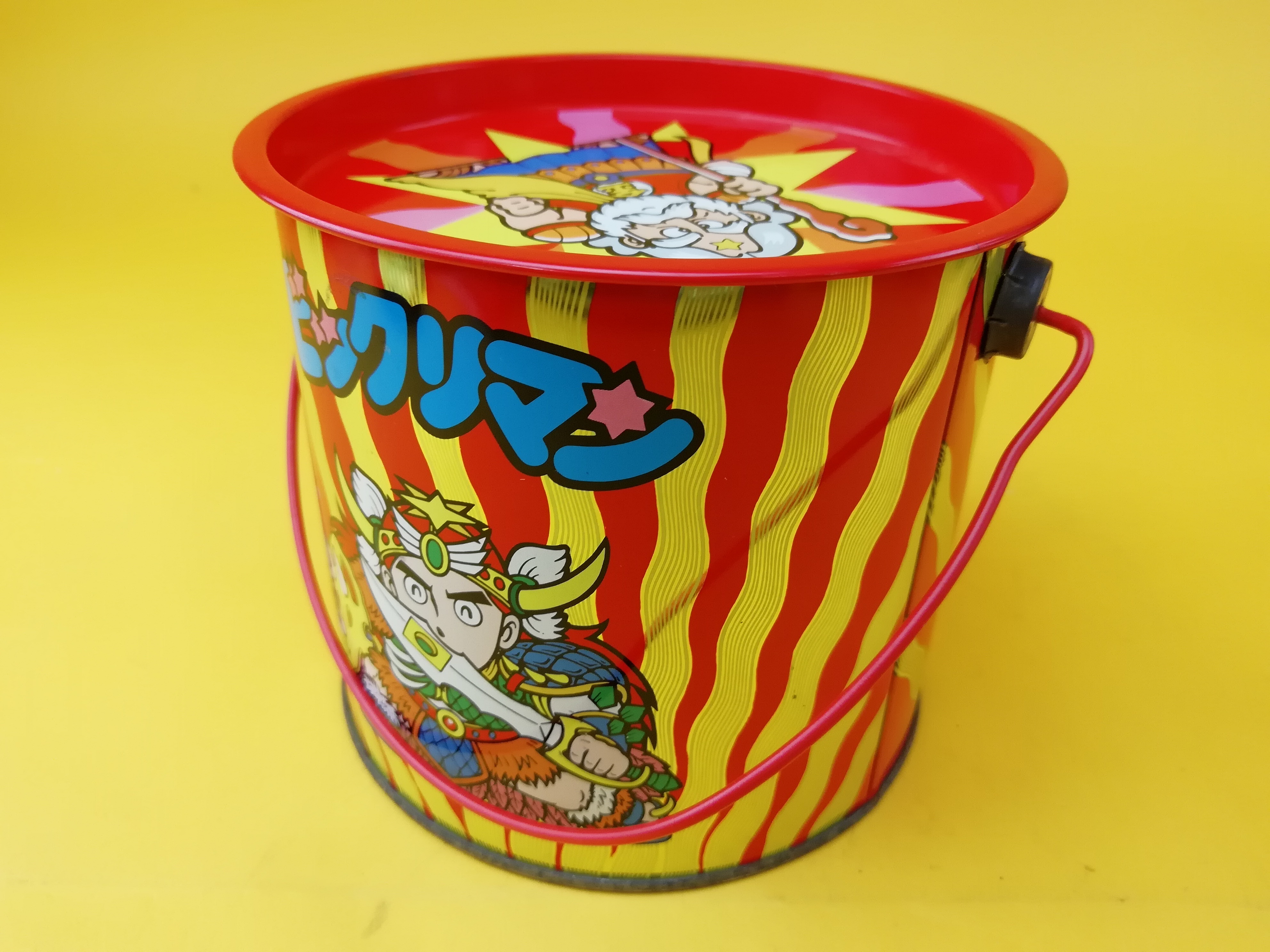 ビックリマン ブリキ 缶ケース 丸缶 トイズキング レトロ館